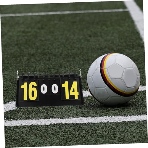 Beaupretty Portable Basketball Volleyball Scoreboard Flip Scorekeeper Tabletop Scoreboard for Sports Games and Competition Use