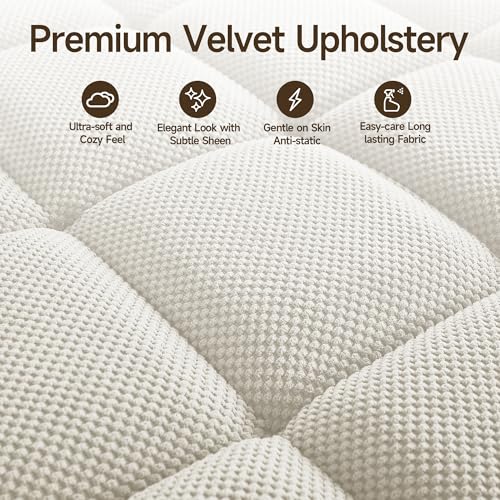 oaaktu Modern Tufted Linen Fabric Chaise Lounge Sofa Chair with Rotating Side Table,Storage,Pillow,USB Charging Ports and Adjustable Backrest Perfect for Living Room, Small Spaces (12-Beige) - color: 12-beige