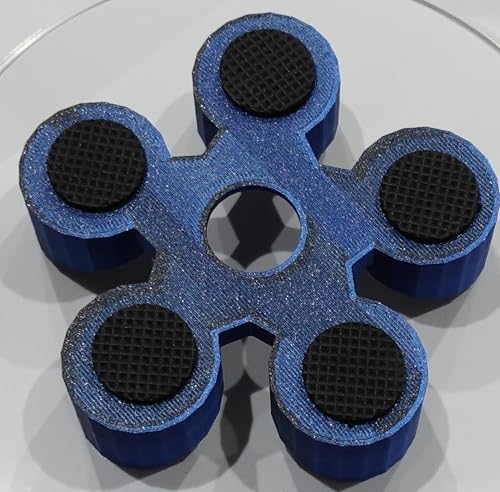 Bowling Ball Spinner - color: Midnight Blue and Black