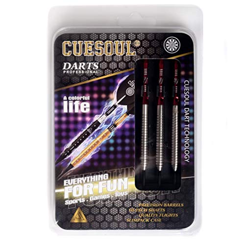CUESOUL Tungsten Steel Tip Darts- Precise Barrels 18 19 21 24 Grams - color: 22 Grams