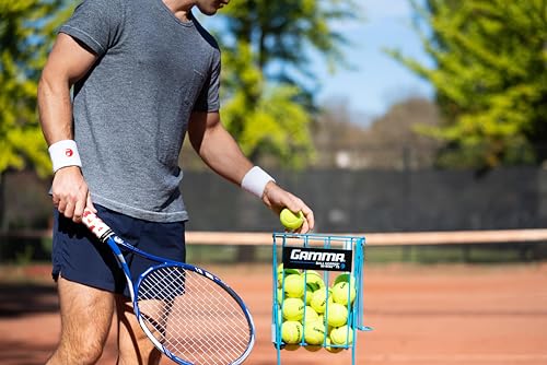 Gamma Sports Pressureless Tennis Balls Box - Ideal for Practice, Teaching, and Training with High-Visbility Felt - Indoor and Outdoor Court Play - 48 and 75 Pack Sizes - size: New Bag of 10