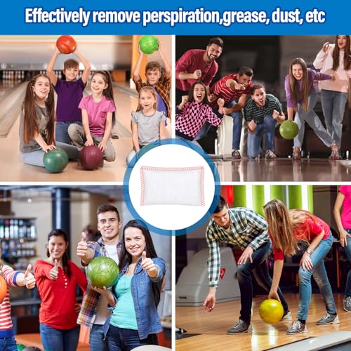 Simgoing Bowling Rosin Grip Bag Bowling Accessories Kit Grip Sack Powder Bag for Drying Hand for Golf Tennis Lifting Rock Climbing Gymnastics Baseball Softball