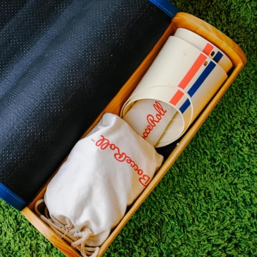 BocceRoll Yard Game – Modern Bocce Ball Set with Ramp & Targets | Portable BocceRoll Lawn Game for Backyard & Beach | Premium Wooden Bocce Game for Family & Party Play
