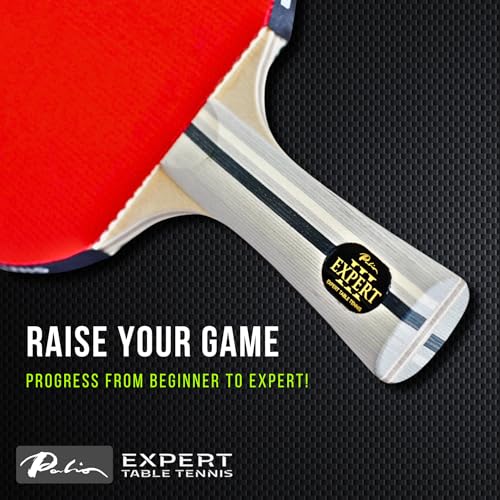 Palio Expert 3.0 Table Tennis Racket & Case | ITTF Approved High-Performance Ping Pong Rackets for Beginners | Maximum Spin & Control - style: Set of 2 Rackets