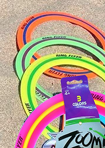 JA-RU Air Max Grip Ring Flyer Frisbee Round Flying Disc Toy Professional 1029-1A - size: 11.5" x 8.5"