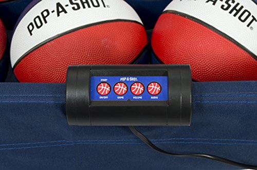 Pop-A-Shot - Home Dual Shot with NCAA Graphics l Sensor Scoring l 16 Game Modes l 7 Balls l Foldable Storage l for All NCAA Fans - style: LSU Tigers