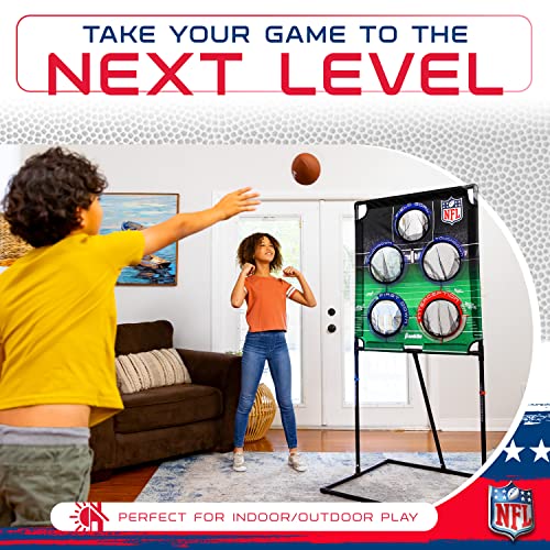 Franklin Sports Target Toss Games - Kids Football + Baseball Target Toss Games for Indoors + Outdoors - Fun Football + Baseball Throwing Games for Kids - Includes Targets + Mini Toy Balls - style: NFL Football