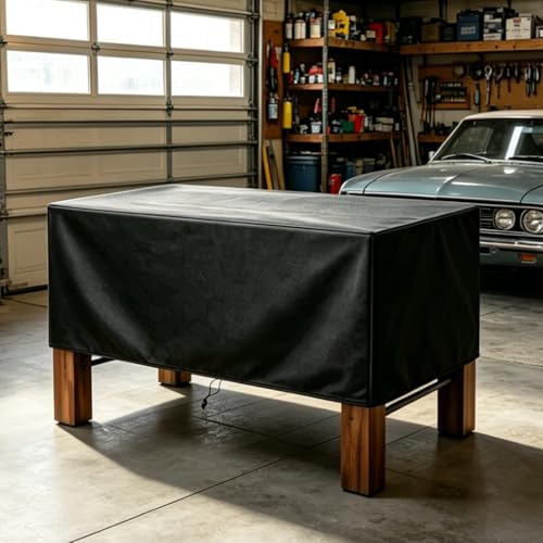 Foosball Table Protection Cover Heavy Duty 420D Soccer Table Cover Waterproof Outdoor/Indoor UV Resistant