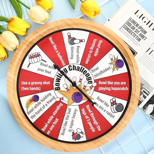 HyDren Bowling Challenge Game Spinner for Mini Party Favors Bowling Birthday Party Favors Birthday Supplies for Boys Girls