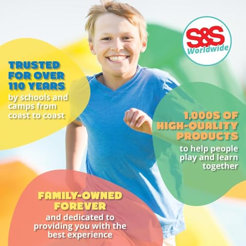 S&S Worldwide Lightweight, Portable Floor Basketball with Ball.