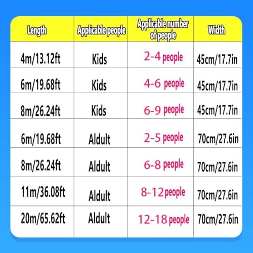 Teamwork Games Playing Run Mat Field Day Outdoor Party Family Games(Kids-8M) - size: Kids-8M