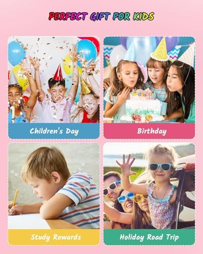 TECJOE LCD Writing Tablet, 8.5 Inch 2 Pack Colorful Doodle Board Drawing Tablet for Kids, Kids Travel Games Activity Learning Toys Birthday Gifts for 3 4 5 6 Year Old Boys and Girls, Blue Green - color: Blue Green