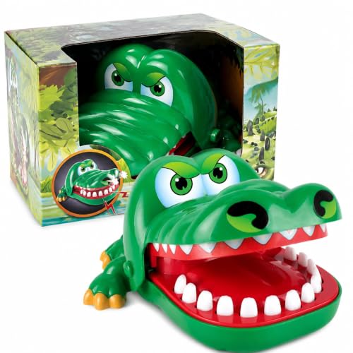 Crocodile Bite Game, Tabletop Games for Adults Kids Interactive Game for Family Night, Party, Family Gathering, Gifts, Tabletop Games - color: Crocodile Bite Game