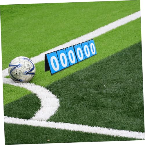 Yardwe Portable Flip Scoreboard for Soccer Basketball Durable Multi Functional Tabletop Game Scorekeeper with Readable Numbers Easy to Use Cloth Design