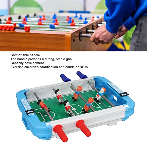 Foosball Table Fun Puzzle Educational Portable Table Soccer Game for Kids Adults Desktop Football Game Suitable Most Age Groups Stainless Steel Pole Strong Stable Grip