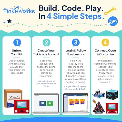 Pushes, Pulls & Pins: Build-Your-Own STEAM Bowling Game – DIY Forces & Motion STEM/STEAM Kit for Kids Ages 6+ | Learn Beginner Coding with Sensors, Lights & Sound | Fun STEM Gift for Boys & Girls