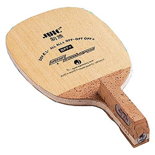 JUIC SEISHOU 2293F Table Tennis Racket, Square Pen Holder Racket, Japanese Style, 6.5 x 5.3 x 0.4 inches (165 x 134 x 10.0 mm)