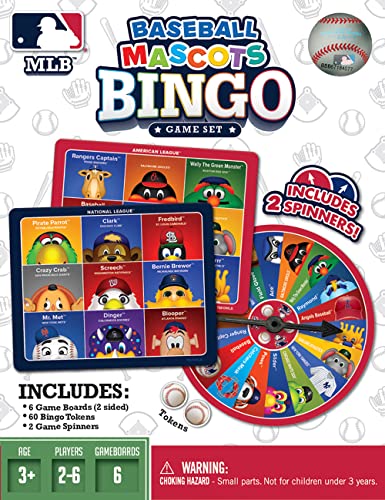 MasterPieces MLB3200: MLB Mascots Bingo Game