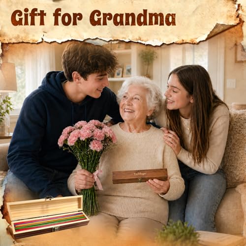 TriMagic Wooden Pick Up Sticks Original Game Set in Gift Box, Pickup Sticks Game, 41-Piece Classic Pick Up Stix, Vintage Old Fashioned Toys for Family, Nostalgic Toys from 50s 60s 70s 80s - style: 41 Pickup Sticks+Wooden Box