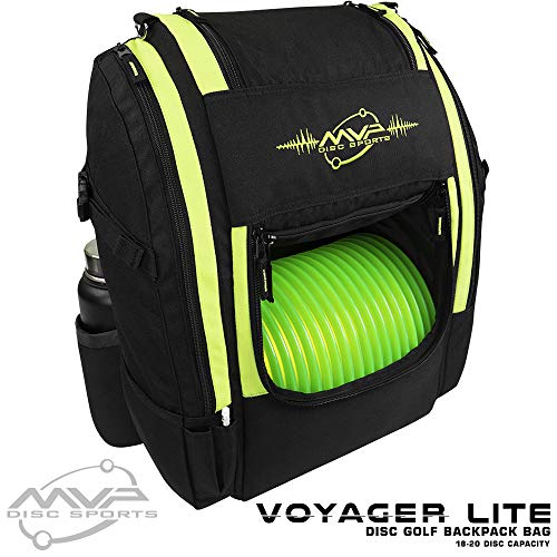 MVP Disc Sports Voyager Lite Backpack Disc Golf Bag (Choose Your Favorite Color) - color: Lime