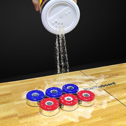 Shuffleboard Sand Wax Shuffleboard Powder Set with Small Brush & Pan - style: 2 Cans Medium Speed