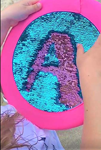 JA-RU Sequin Flyer Soft Frisbee-Disk Toy (1 Frisbee Assorted) Flying Disc for Kids and Adults, Boys and Girls. Beach Pool Indoor and Outdoor Throwing Games. Birthday Gifts - size: 1 Unit
