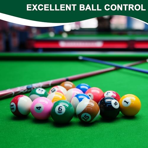 HMQQ 2 1/4" Replacement 8 Ball for Pool Table, Regulation Size Professional Resin Billiard Ball, Durable Glossy Finish, Single Black Pool Ball - style: Number 8