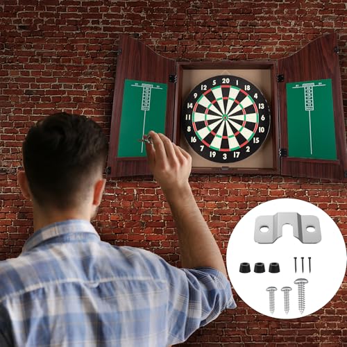 Dartboard Hanger - Wall Mounting Kit with Hooks for Dartboard