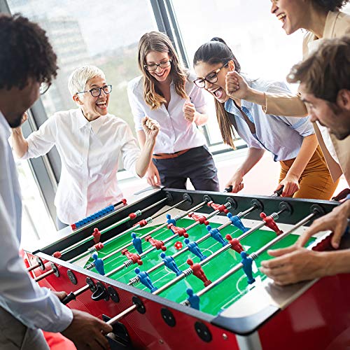 Coopay 24 Pieces 32mm Foosball Balls Table Multicolor Football Soccer Replacement Balls for Official Tabletop Game - color: multicolour star