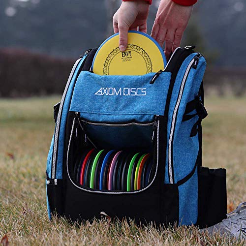 Axiom Discs Voyager Lite Backpack Disc Golf Bag (Choose Your Favorite Color) - color: Heather Red, style: V2