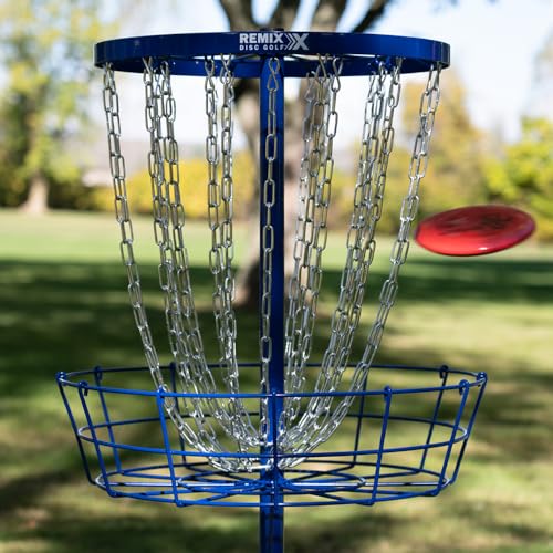 Remix Deluxe Practice Basket for Disc Golf - Choose Your Color and Style - color: Red