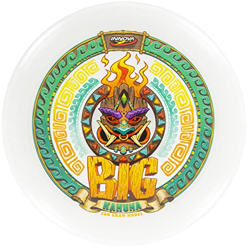 Innova Big Kahuna INNmold Beach Disc 200g – Designed to Handle High Winds, Easy to Grip Rim - color: White