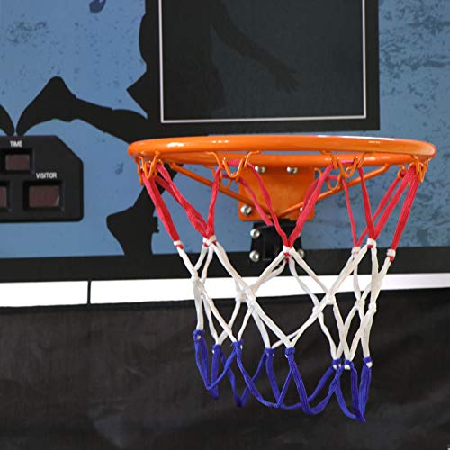 LEMY Folding Arcade Basketball Game Indoor, Dual Shot Sport 2 Player with Electronic Scoring System & 4 Balls