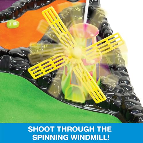 Game Zone Arcade Mini Golf - Interactive Tabletop Mini Golf Game with 9 Holes and Moving Obstacles for 1-4 Players Ages 6+ - Perfect for Family Nights!