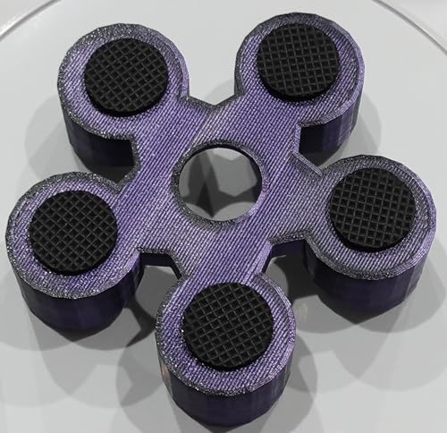 Bowling Ball Spinner - color: Purple and Black