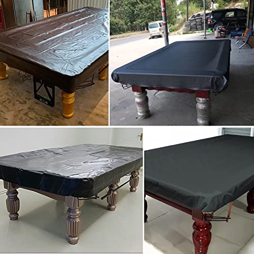 7 Foot Billiard Pool Table Cover, Waterproof&Tearproof Cover for Pool Table with Storage Bag, Indoor Outdoor All Season Sun Rain Snow Dust Protection Snooker Table Covers