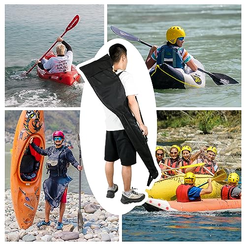 Cosmos Kayak Paddle Bag Carrying Holder Boat Canoe Paddles Case Storage Bag for Holding 2-Piece Adjustable Kayak/Dragon Boat/OC Paddles Up To 51 inch - Mesh Design in Shoulder Strap & Carry Handle