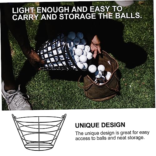 Golf Ball Holder Storage Baskets Metal Wire Ball Carrying Tray for Outdoor