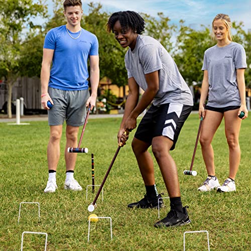 Franklin Sports Intermediate Croquet Set - style: Intermediate