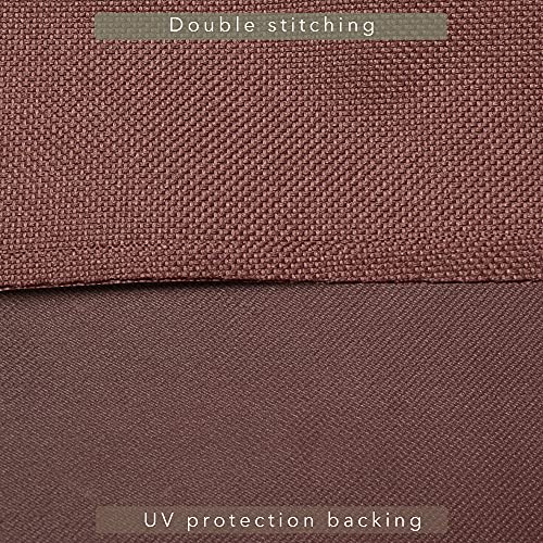 7/8/9FT Heavy Duty 600D Polyester Canvas Billiard Pool Table Cover(7 Colors Available) (Coffee Brown, 8-Foot) - color: Coffee Brown, size: 8-Foot