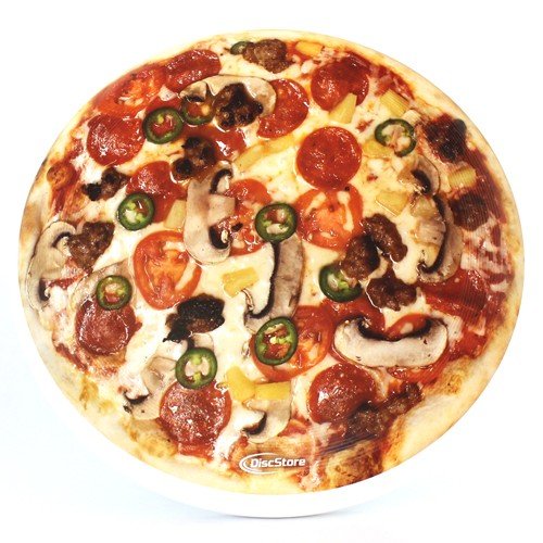 Discraft Ultrastar 175g Ultimate Disc - USA Ultimate Approved Flying Disc for Competition and Outdoor Games, Custom Design Discraft Discs, Great for All Ages and Skill Levels - color: Pizza (Combination)