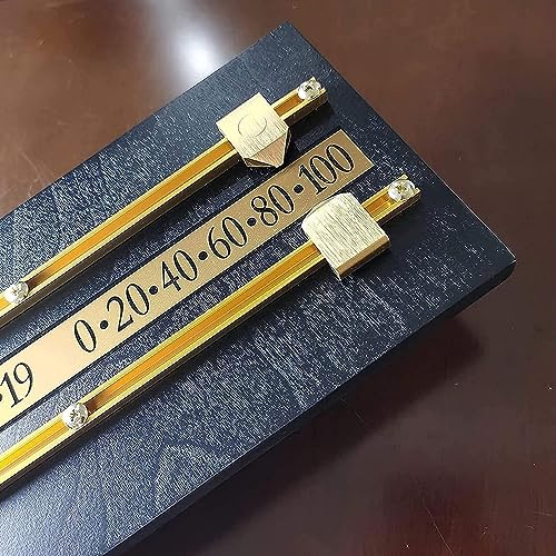 Wall Mounted Billiards Scoreboard,Snooker Pool Scoreboard Game Scorer Billiard Accessories, Player Calculation Number Tools, Billiard Density Board Integrator