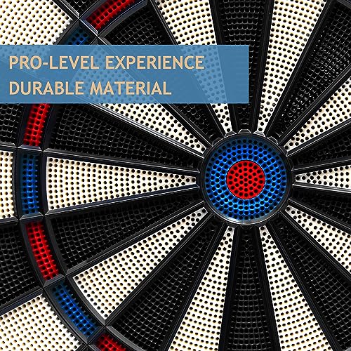 Electronic Dartboard 34 Games 355 Variations with 12 Darts Illuminated Dartboard Dart Storage for 12 Darts