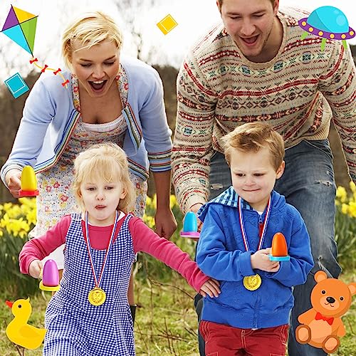 Wettarn 70 Pcs Field Day Game Set Potato Sack Race Bags for Teens Adult Egg Spoon Bean Bags Ring Toss 3 Legged Relay Race Tug of War Rope Carnival Outdoor Games