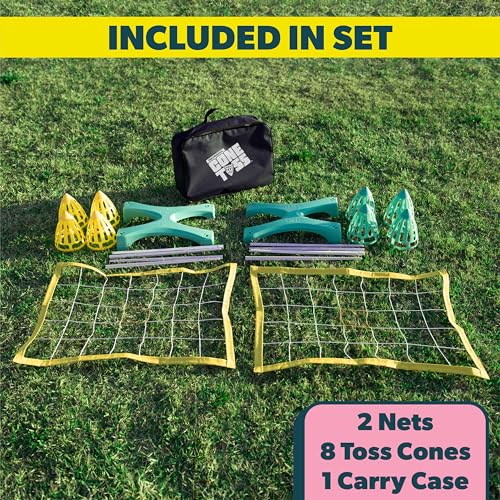 The Original Cone Toss Outdoor Target Tossing Outdoor Game | A New Twist on Cornhole and Bean Bag Toss Games | Perfect for Family, Friends, BBQs, & Tailgates | Fun for all Ages, 8 and Up