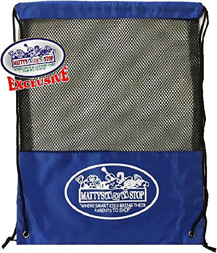 Matty's Toy Stop Deluxe Trampoline Extreme Paddle Ball Set for 4 Players - Includes 4 (12") Trampoline Paddles, 3 Rubber String Balls & Storage Bag