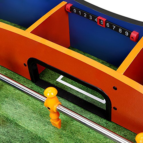 Hathaway Revolver 4 in 1 Multi Game Tabletop - 40-in Tabletop Games Set with Ping Pong, Glide Hockey, Finger Football, and Foosball Table for Family - Multi Game Table with Full Accessories