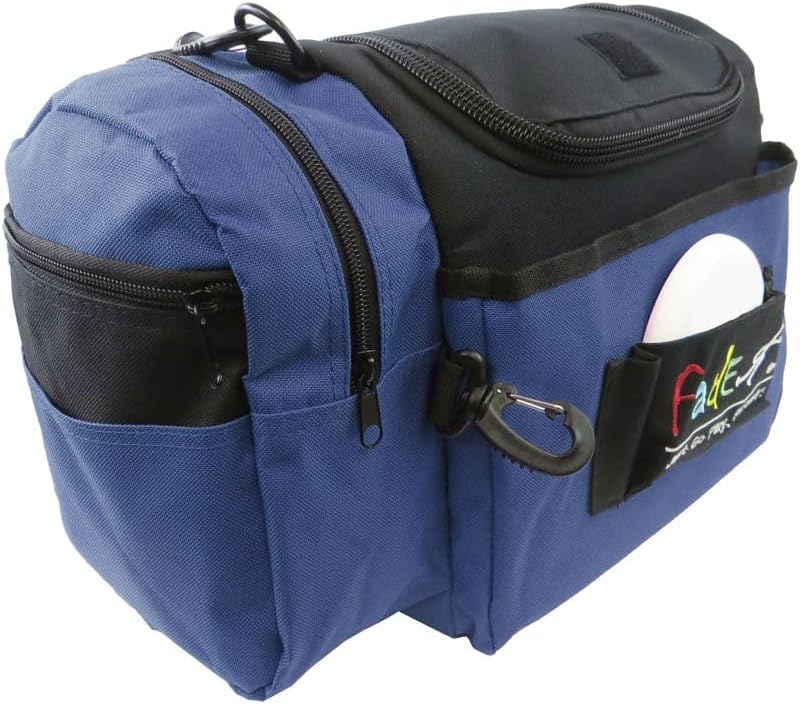 Mint Discs Fade Disc Golf BAG | Starter Bag with 10+ Disc Capacity | Premium Lightweight Disc Golf Shoulder Strap - color: Blueberry, size: Crunch