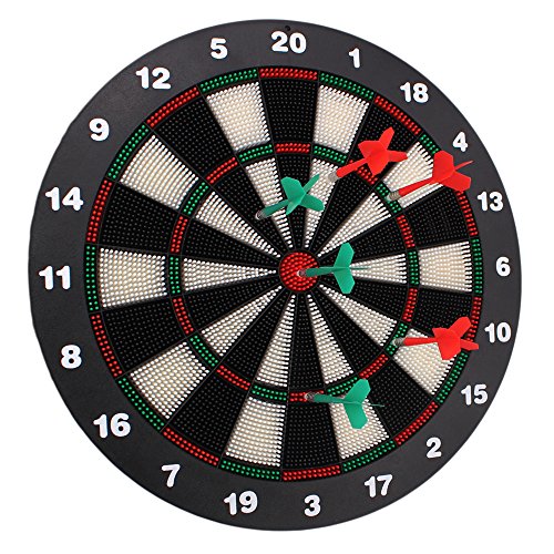 6 Pcs Soft Tip Darts for Dartboard – Replacement Darts for Belinlen Safety Dartboard – Recreational Game for Office, Family & Leisure – Green & Red, Ages 6+