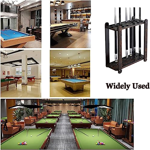 Freestanding Billiard Stick Stand - Holds 18 Cues,for Clubs Snooker Accessories, Fishing Rod Rack, Ball Set Floor